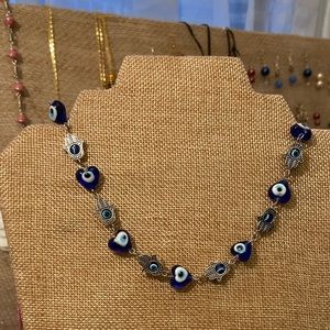 Evil eye necklace